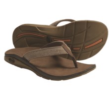 Chaco Flippa EcoTread Thong Sandals - Flip-Flops, Leather, Recycled Materials (For Women) in Bison - Closeouts