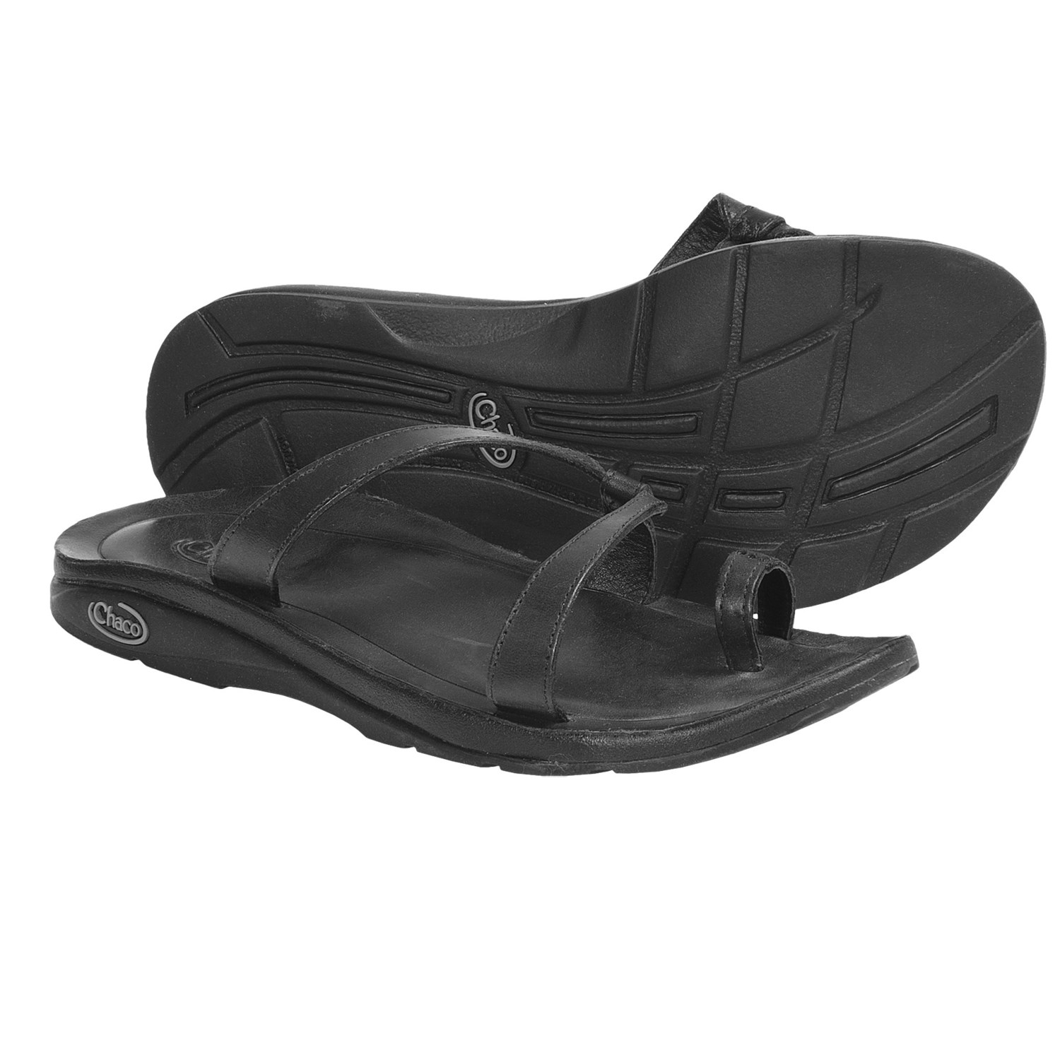 Chaco Indigen Sandals - Leather (For Women) in Black