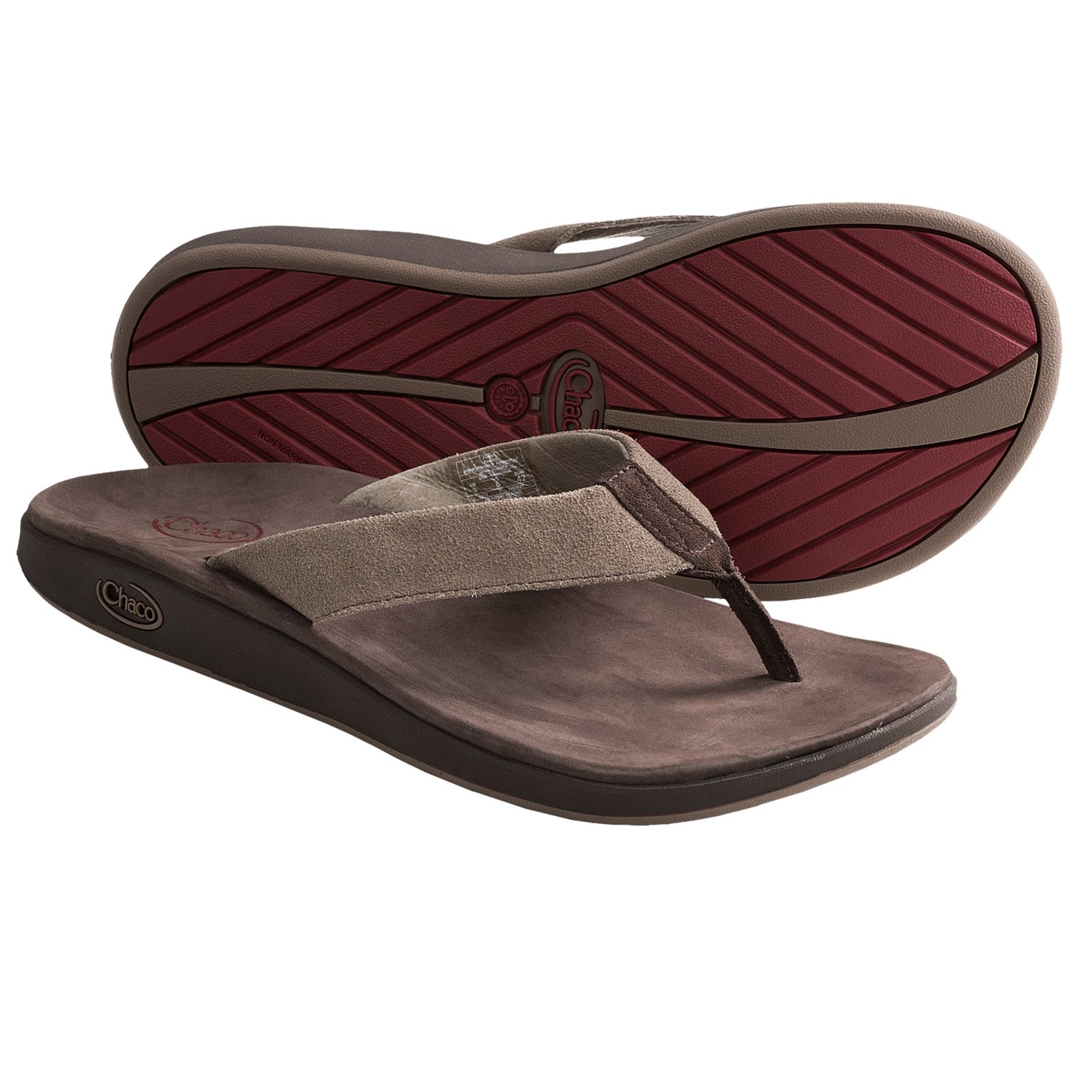 Chaco Kolb Sandals - Leather, Flip-Flops (For Men) - Save 25%