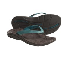 Chaco Locavore Ecotread Sandals - Leather-Recycled Materials Flip-Flops (For Women) in Mystic - Closeouts