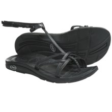 Chaco Native Ecotread Sandals - Leather (For Women) in Black - Closeouts