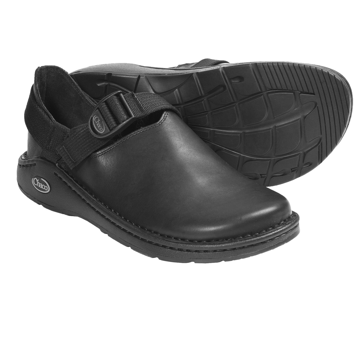 ... Awesome Chaco Men's Black Leather PedShed New In Box Retail @  125