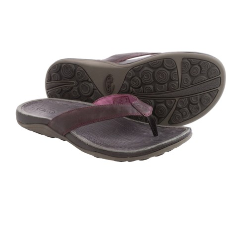 Chaco Sol Flip Flops Leather For Women