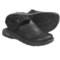 Chaco Toe Coop Clogs - Leather  (For Women) in Smooth Black