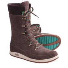 Chaco Uma Boots - Waterproof, Wool-Suede (For Women) in Chocolate Brown - Closeouts