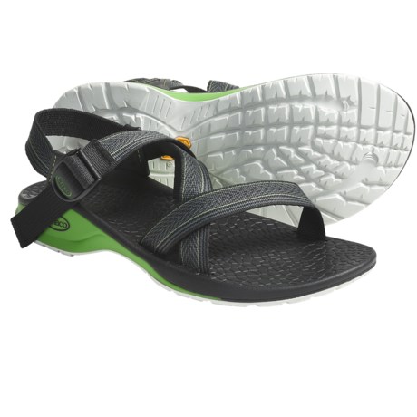 Chaco Updraft Sport Sandals (For Men) in Steel Green Tweedy