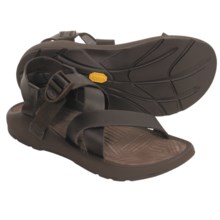 Chaco Z1 Leather Sandals (For Men) in Chocolate Brown - Closeouts