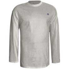Champion Jersey T-Shirt - Long Sleeve (For Men) in Grey Heather - 2nds