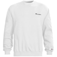 Champion Logo Sweatshirt - Long Sleeve (For Men) in White - 2nds