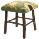 Chandler 4 Corners Hickory and Wool Foot Stool