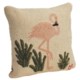 Chandler 4 Corners Hooked Cotton Pillow - 18x18"