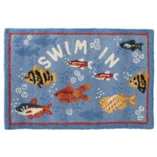 Chandler 4 Corners Hooked Wool Accent Rug - 2x3' in Swim In - Closeouts