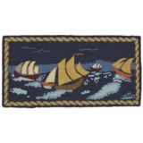 Chandler 4 Corners Hooked Wool Area Rug - 2x4'