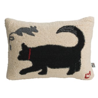 Chandler 4 Corners Hooked Wool Pillow - 14x21