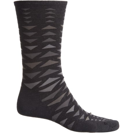 UPC 191477571527 product image for Charcoal Heather Burgee Socks - Merino Wool, Crew (For Men) - CHARCOAL HEATHER ( | upcitemdb.com