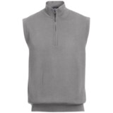 Chase Edward Golf Sweater Wind Vest - Merino Wool, Zip Neck, Lined (For Men)