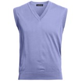 Chase Edward Pima Cotton Sweater Vest - V-Neck (For Men)