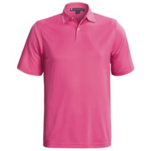 Chase Edward Solid High-Performance Pique Polo Shirt - Short Sleeve (For Men) in Magenta - Closeouts
