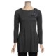 Chenault Knit Corsage Tunic Shirt - Side-Shirred, Long Sleeve (For Women)