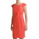 Chetta B Crepe Dress - Short Sleeve (For Women)
