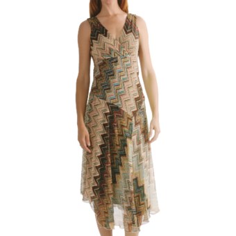 Chetta B Hanky Dress - Sleeveless (For Women) in Zig Zag