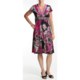 Chetta B Jersey Print Dress - V-Neck, Short Sleeve (For Women)