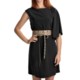 Chetta B One-Shoulder Bat Wing Dress - Belted, Sleeveless (For Women)