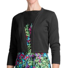 Chetta B Rayon Shrug - 3/4 Sleeve (For Women) in Black - Closeouts