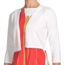 Chetta B Rayon Shrug - 3/4 Sleeve (For Women) in Ivory - Closeouts