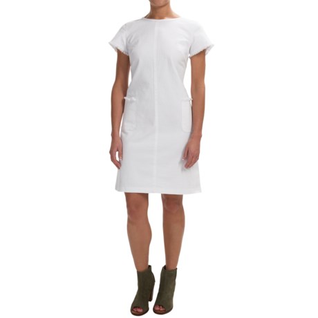 Chetta B Stretch Denim Dress Short Sleeve (For Women)