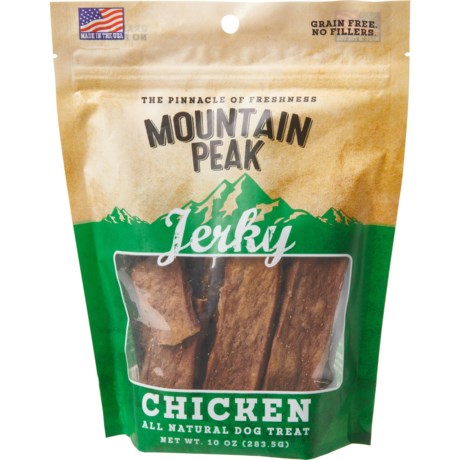 Mountain Peak Chicken Jerky Dog Treats - 10 oz. - CHICKEN ( )