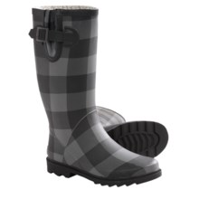Chooka Buffalo Bone Rain Boots - Waterproof, Rubber (For Women) in Charcoal - Closeouts