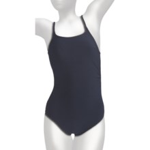 Christina Ruched Swimsuit - One-Piece (For Women) in Navy - Closeouts