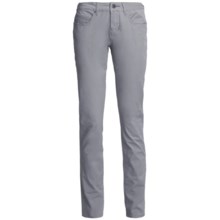 Christopher Blue Benji Cigarette Slim Pants - Stretch Twill (For Women) in Lewy Gray - Closeouts