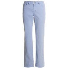 Christopher Blue Julianna Straight Pants - Gabardine Twill (For Women) in Sea Breeze - Closeouts