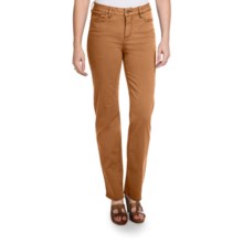 Christopher Blue Madison Gab 72 Pants - Stretch Twill, Straight Leg (For Women) in Saddle Brown - Closeouts