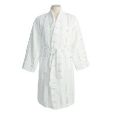 Christy Odyssey Cotton Terry Robe - Kimono Style (For Men and Women) in White - Closeouts