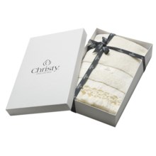 Christy Royal Turkish Cotton Anniversary Bath Towel - Gift Box and Numbered in Parchment - Closeouts