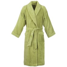 Christy Supreme Shawl Collar Robe - Supima® Cotton (For Men and Women) in Green Tea - Closeouts