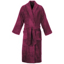 Christy Supreme Shawl Collar Robe - Supima® Cotton (For Men and Women) in Raspberry - Closeouts