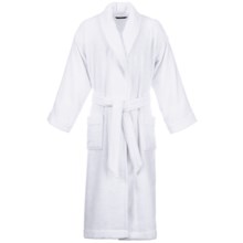 Christy Supreme Shawl Collar Robe - Supima® Cotton (For Men and Women) in White - Closeouts