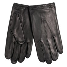 Cire by Grandoe Chaser Sheepskin Gloves (For Men) in Black/Black - Closeouts
