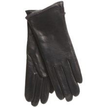 Cire by Grandoe Classique Gloves - Leather (For Women) in Black/Grasshopper - Closeouts