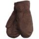 Cire by Grandoe Cozy Microsuede Lamb Mittens (For Women)