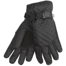 Cire by Grandoe Cuddles Insulated Gloves - Water Resistant in Black - Closeouts