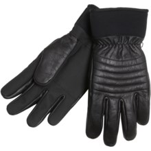 Cire by Grandoe Falcon Gloves - Leather, Lined (For Men) in Black - Closeouts