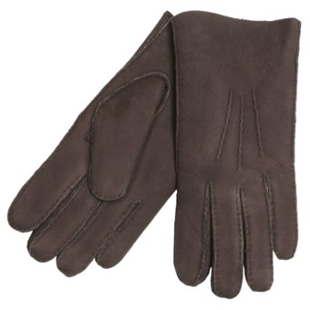 Cire by Grandoe Kodiak Gloves - Leather, Lined (For Men) in Brown/Brown