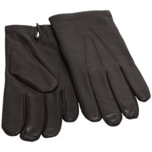 Cire by Grandoe Mercedes Sheepskin Gloves - Cashmere Lined (For Men) in Black - Closeouts