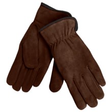 Cire by Grandoe Weekender Gloves - Sheepskin Suede (For Women) in Brown - Closeouts