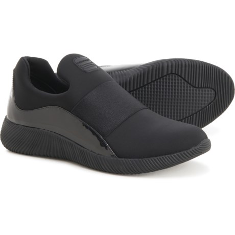 Rockport City Lites Robyne Sneakers - Slip-Ons (For Women) - BLACK/BLACK (5M )